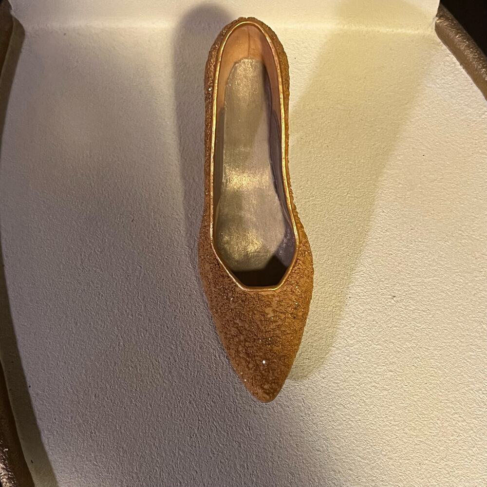 Just the Right Shoe Golden Stiletto
